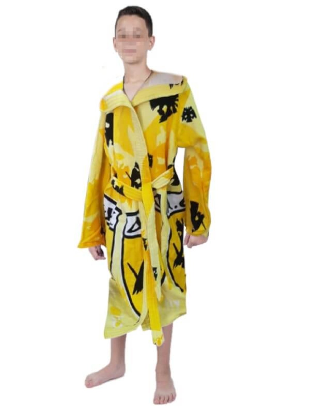 Παιδικό Μπουρνούζι Με Κουκούλα Αυθεντικό ΑΕΚ Γαρύφαλλο | Γαρύφαλλο - Λευκά Είδη